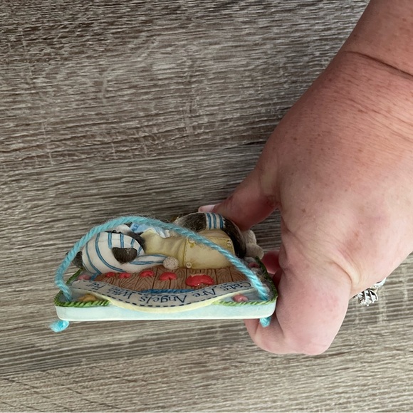 Enesco Calico Kittens Hanging Plaque, “Cats are Angels With Fur” 1996 - Picture 10 of 12